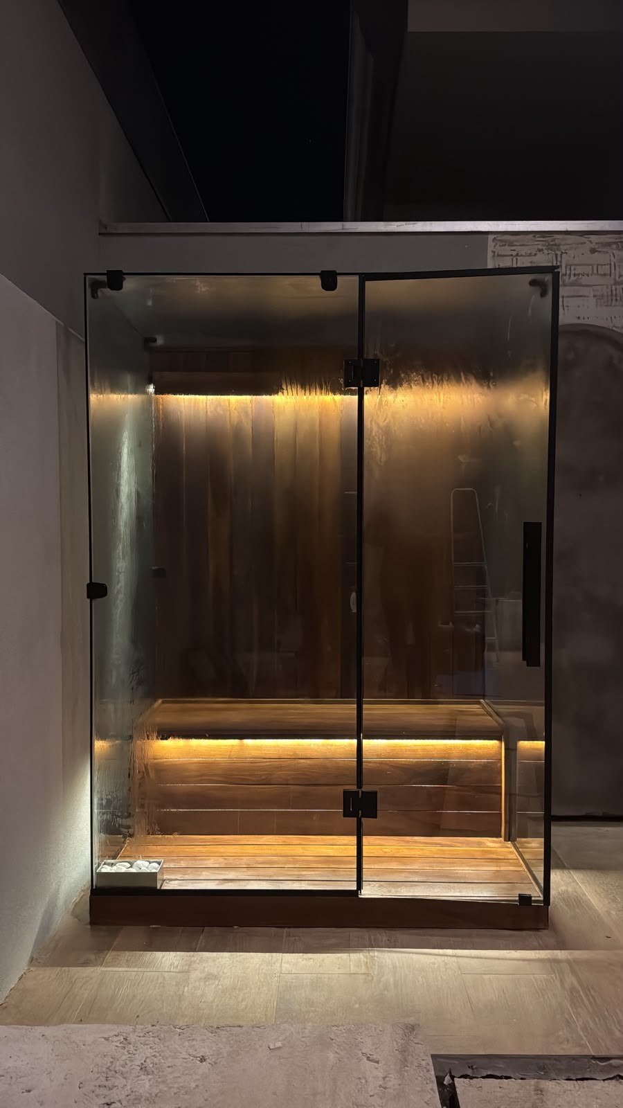 Lumi Úmida com iluminação interna