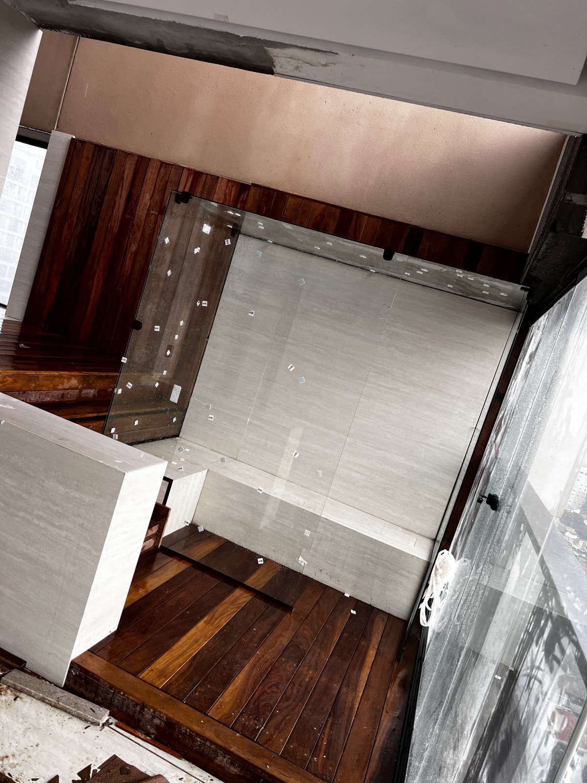 Acabamentos de perto — acervo Sauna Loja